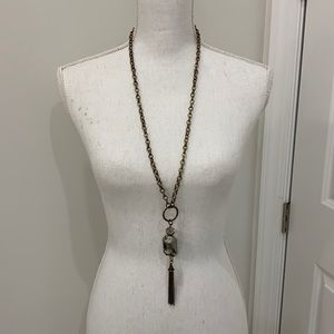 Long dangling necklace